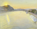 Coucher de soliel su Danube