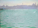 Eminönü - Contrejour vu de Karaköy, Istanbul